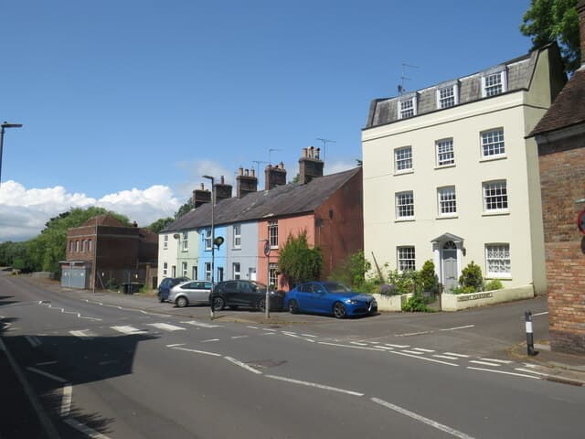 North Street, Wareham — residential properties within the Saxon-walled town centre