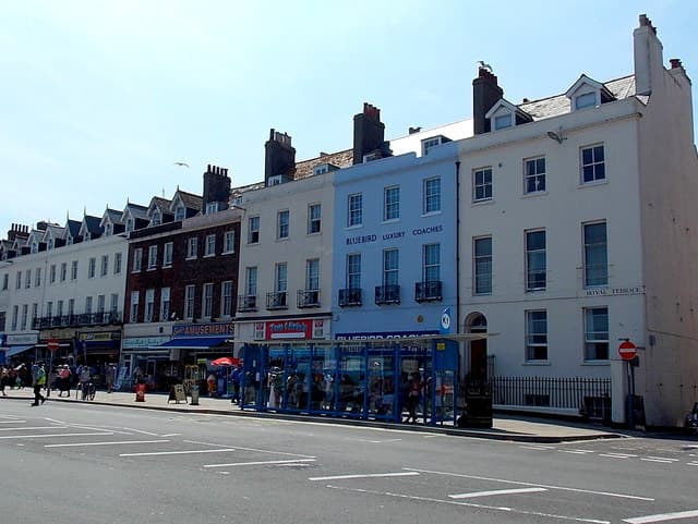Royal Terrace, Weymouth — Regency terrace dating from 1816 on the seafront esplanade
